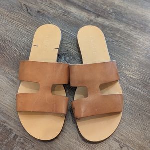 Everlane Brown Bridge Leather Sandals 7.5